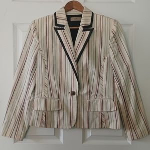 Vintage Striped Blazer i.e. petite, Size 8P